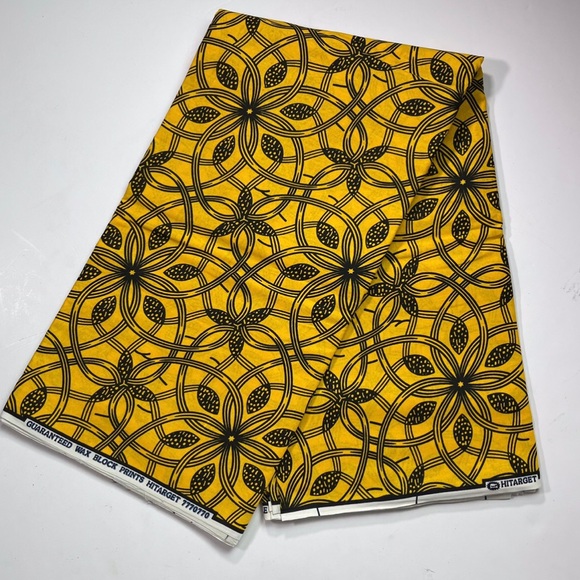 African Print Ankara Multicolor Cotton Apparel Fabric - Picture 1 of 1